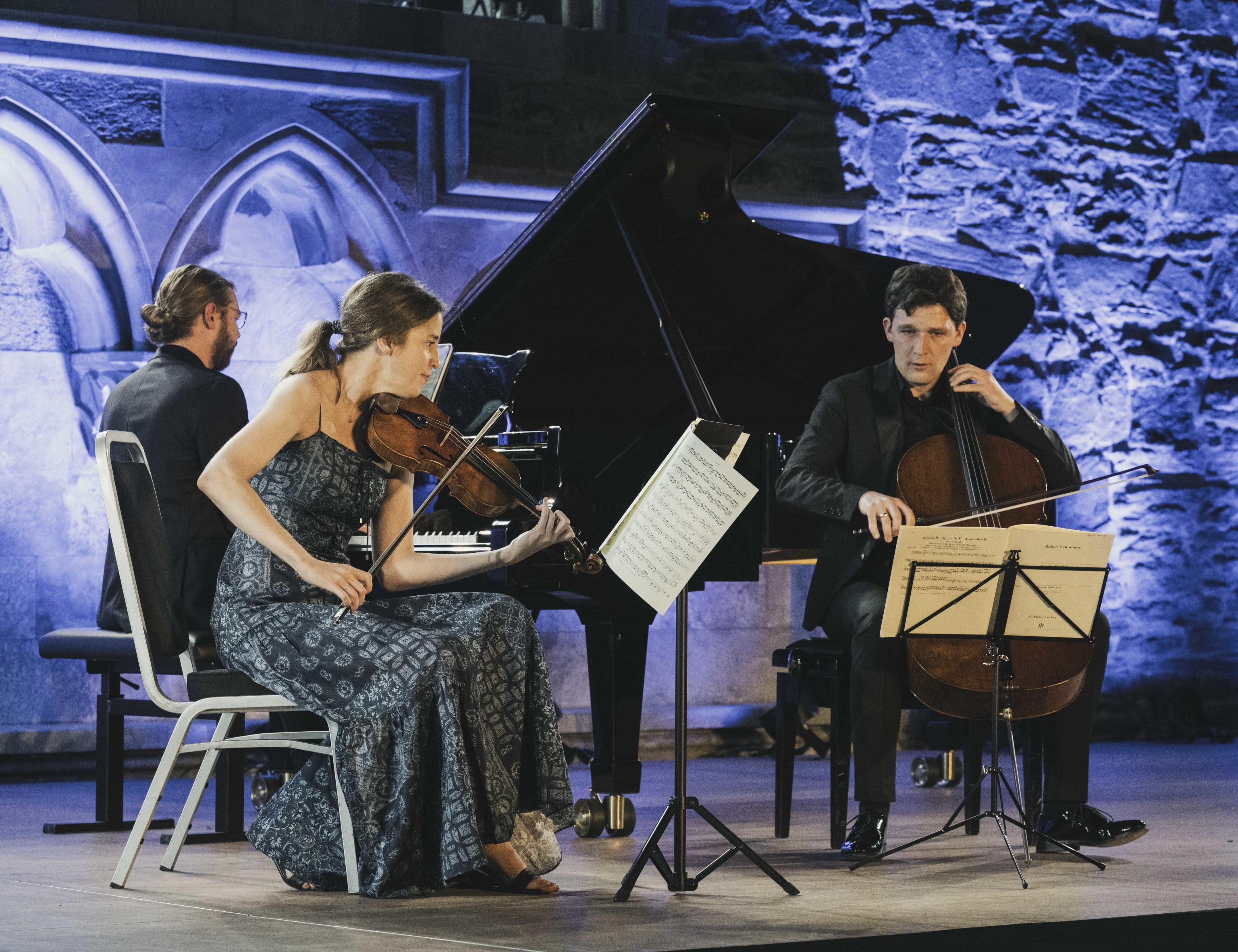 Vilde Frang m/Maximilian Hornung & Denis Kozhukhin. Foto: Thor Brødreskift