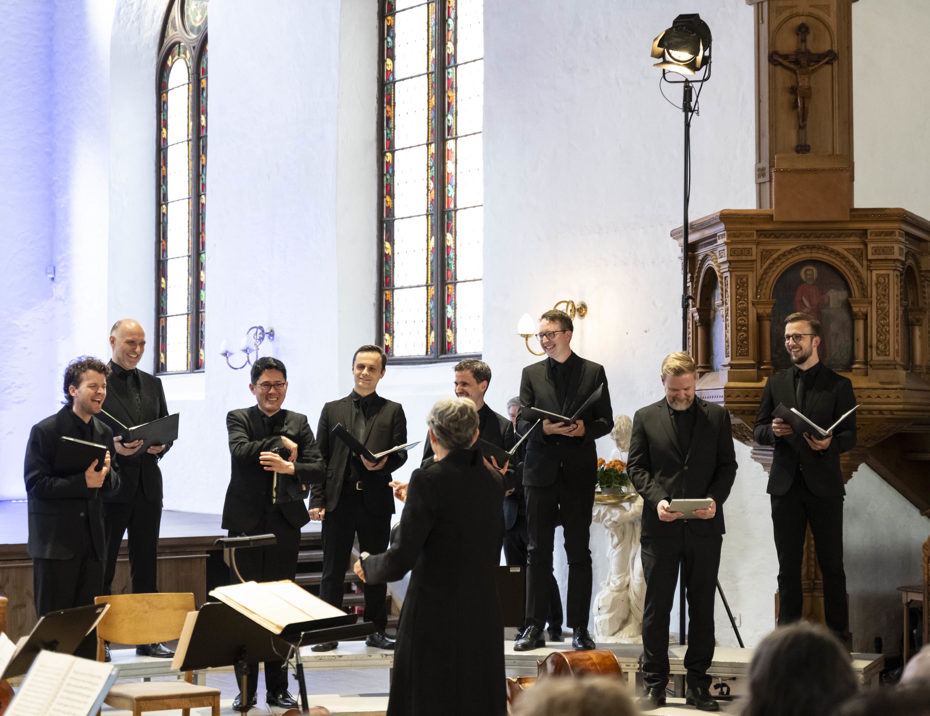Det Norske Solistkor m/Grete Pedersen. Foto: Thor Brødreskift