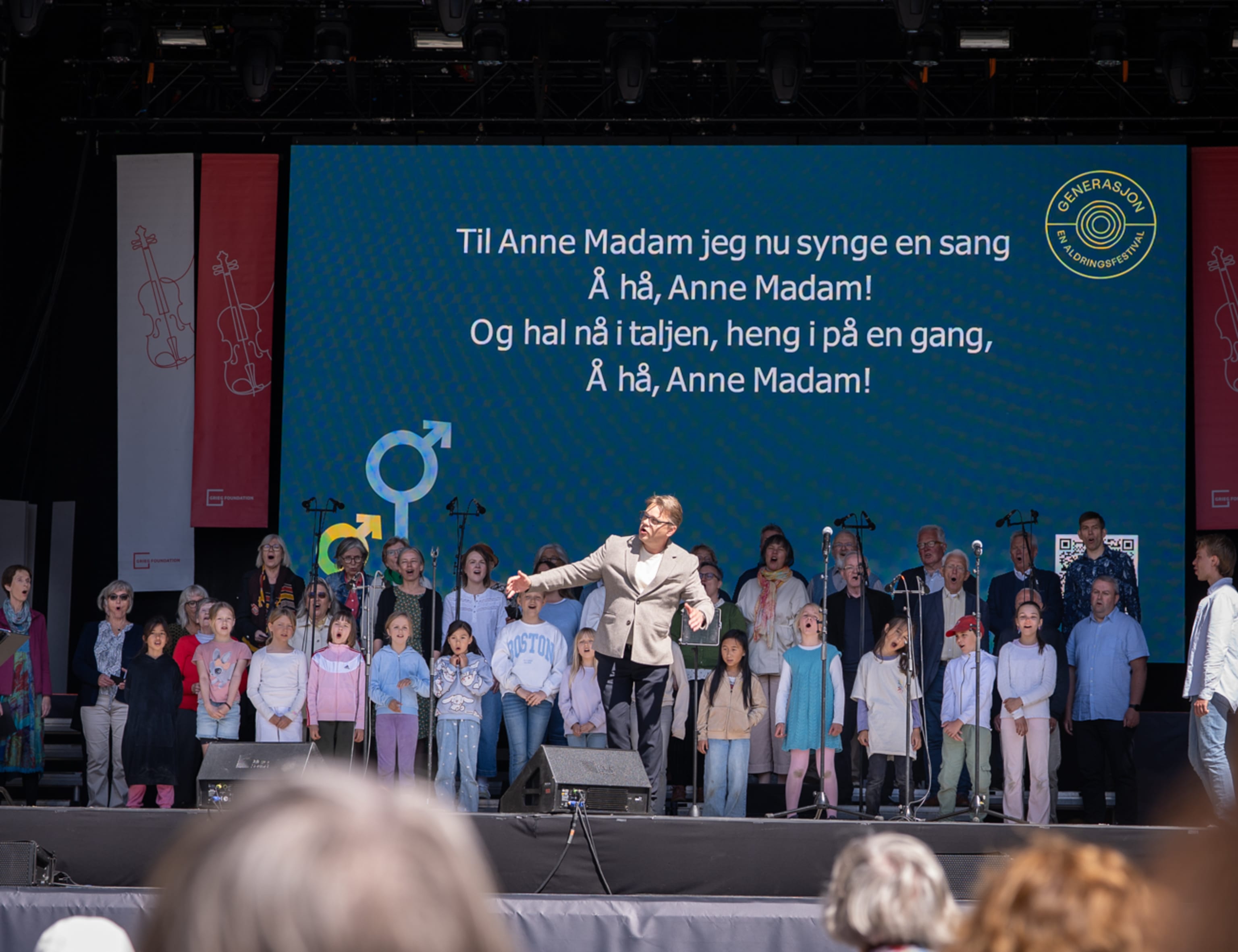 Generasjonssang. Foto: Monika Kolstad