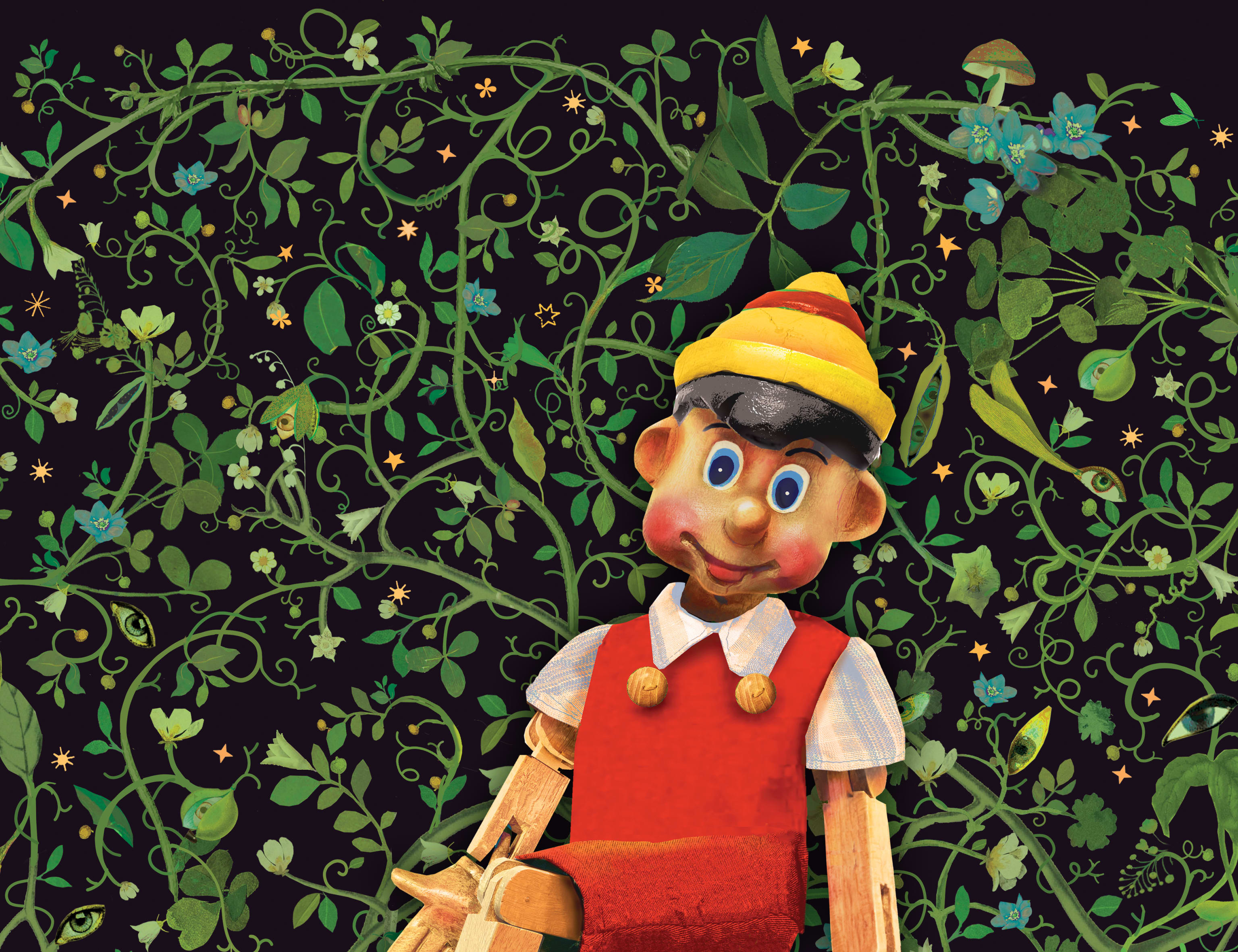 Pinocchio. Illustrasjon: Stian Hole