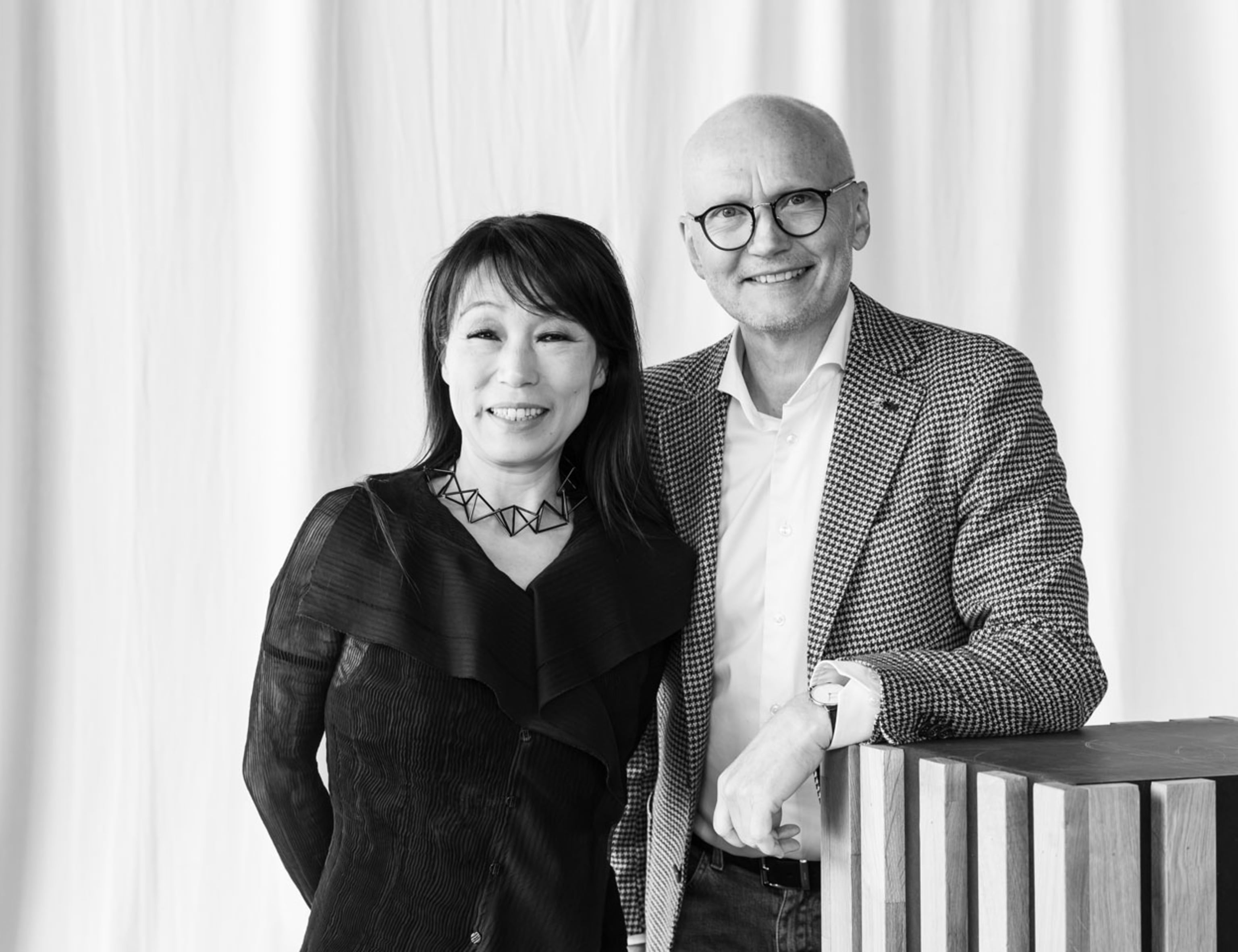 Unsuk Chin, Festspillkomponist I Bergen 2019, Sammen Med Anders Beyer, Direktør For Festspillene I Bergen. Foto: Thor Brødreskift