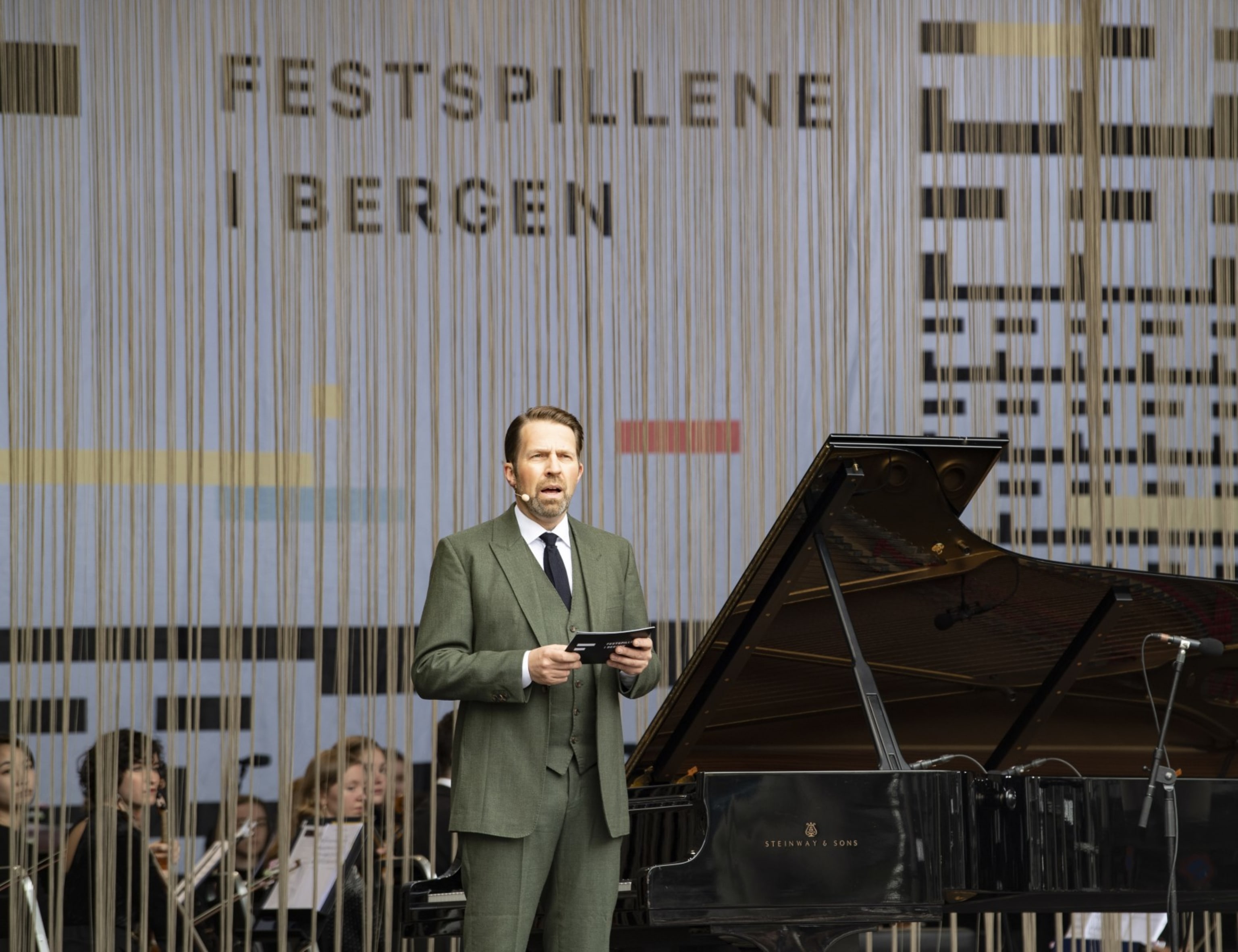 Pianist Leif Ove Andsnes Hosted The Opening Ceremony. Photo: Thor Brødreskift