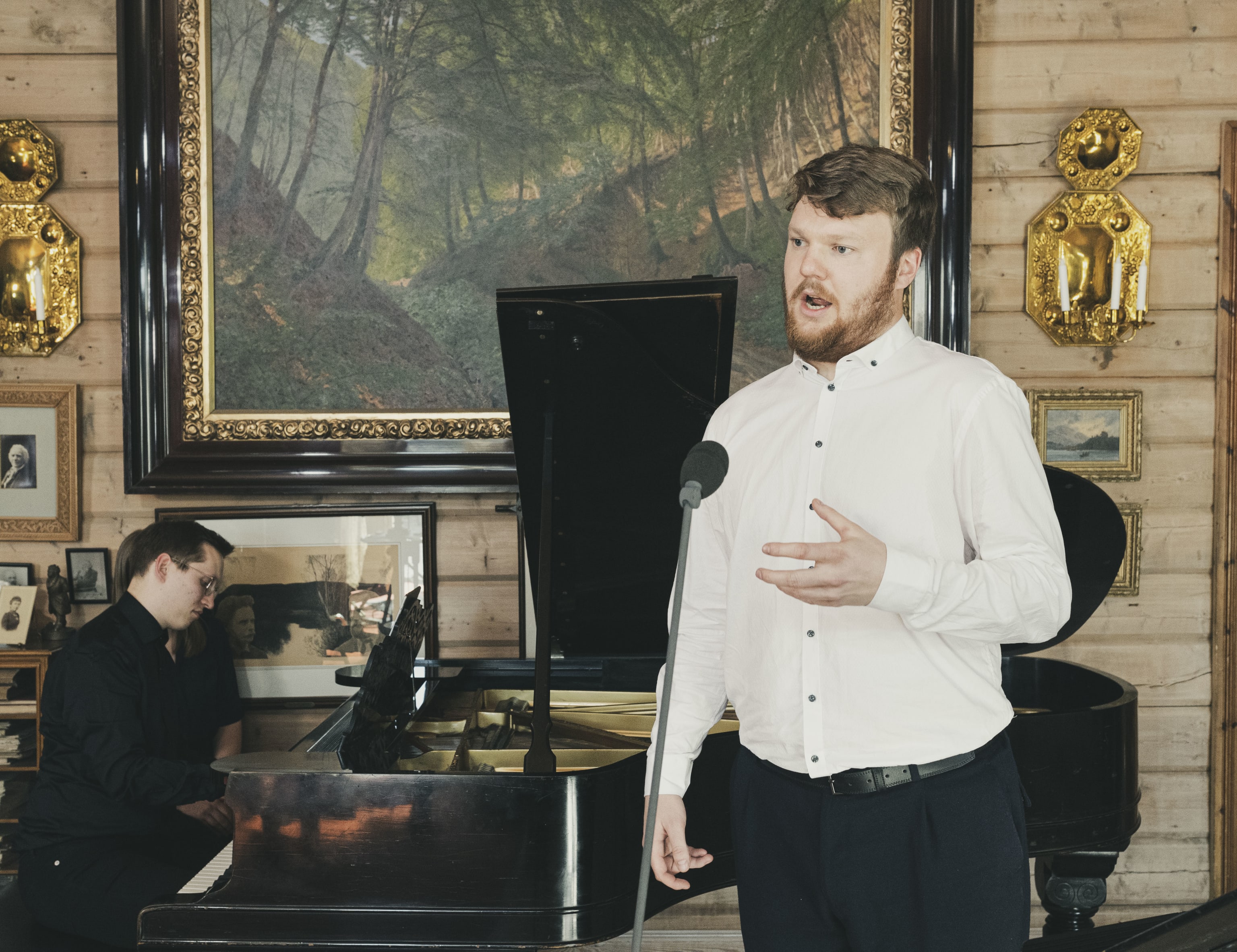 Eirik Johan Grøtvedt & Eirik Haug Stømner Konsert I Griegs Villa, Troldhaugen. Foto: Thor Brødreskift.