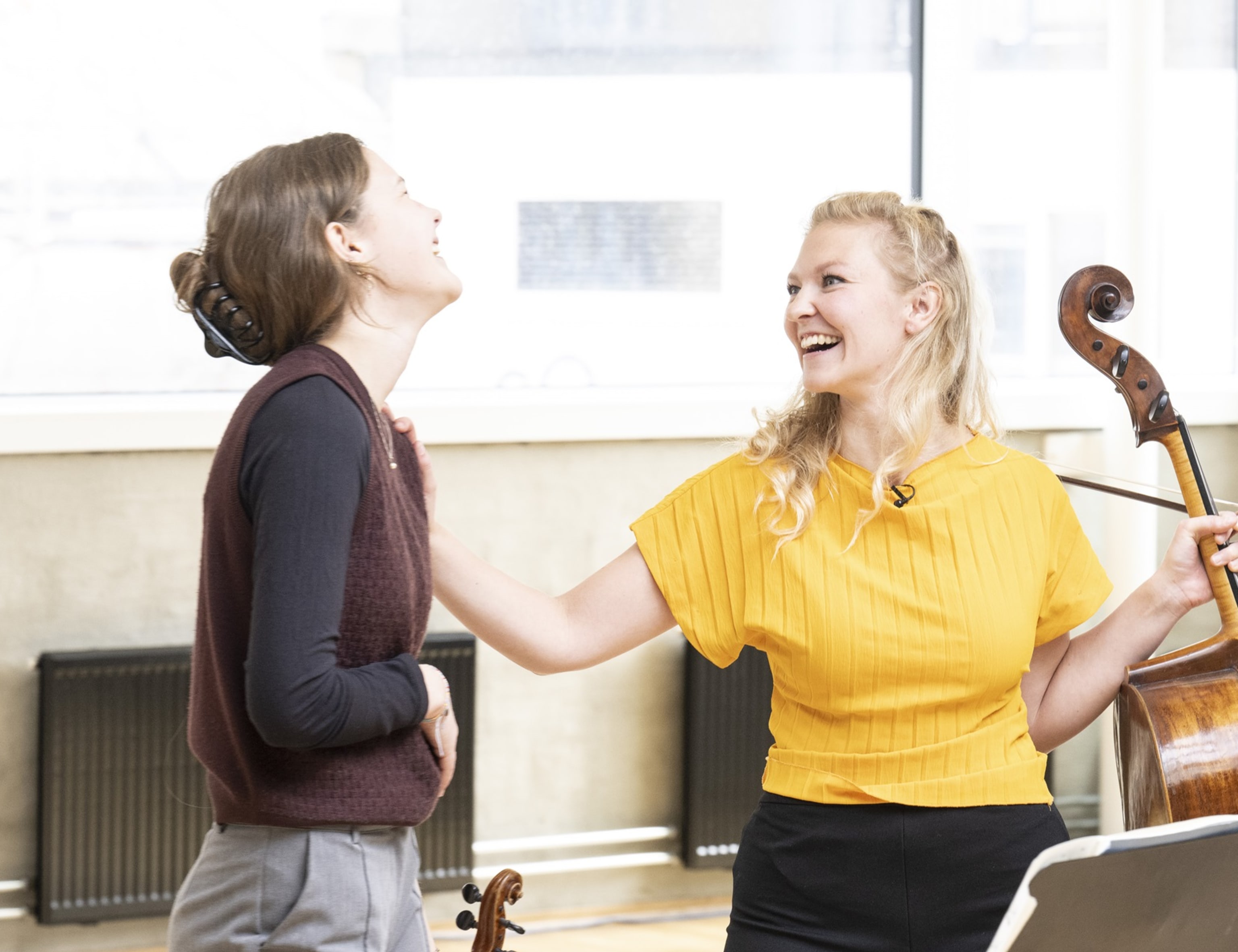 Ariane Jebsen Alvestad And Amalie Stalheim In Classical Link At The 2023 Bergen International Festival. Photo: Thor Brødreskift