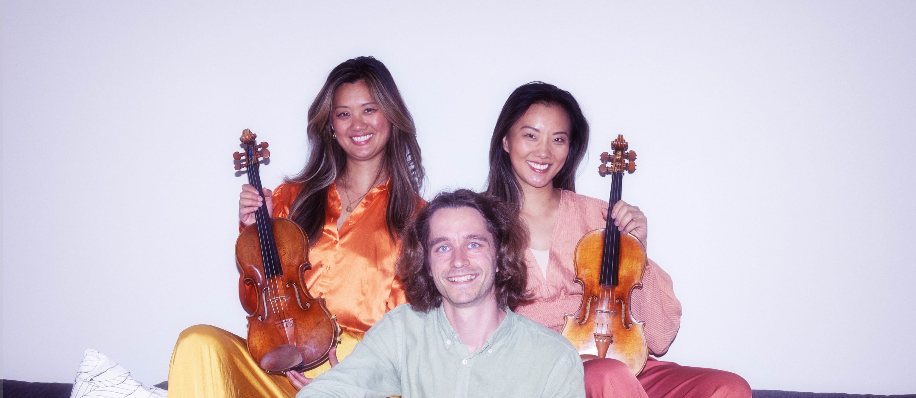 Catharina Chen, Ole Christian Haagenrud og Sara Chen. Foto: Adam Olsson