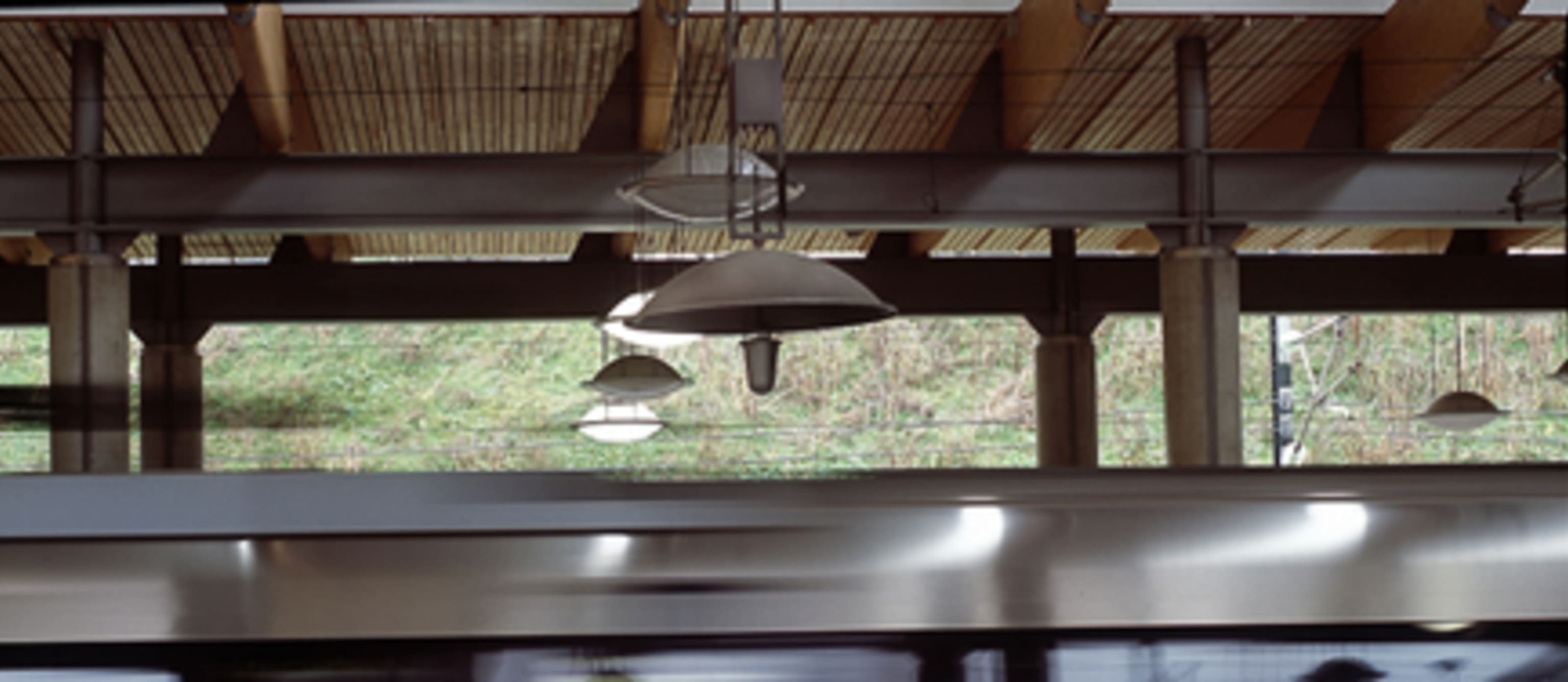 "Noen" By Anna Karin Rynander. Sound Shower At The Railway Station At Oslo Airport. Photo: Avinor / Knut Bry