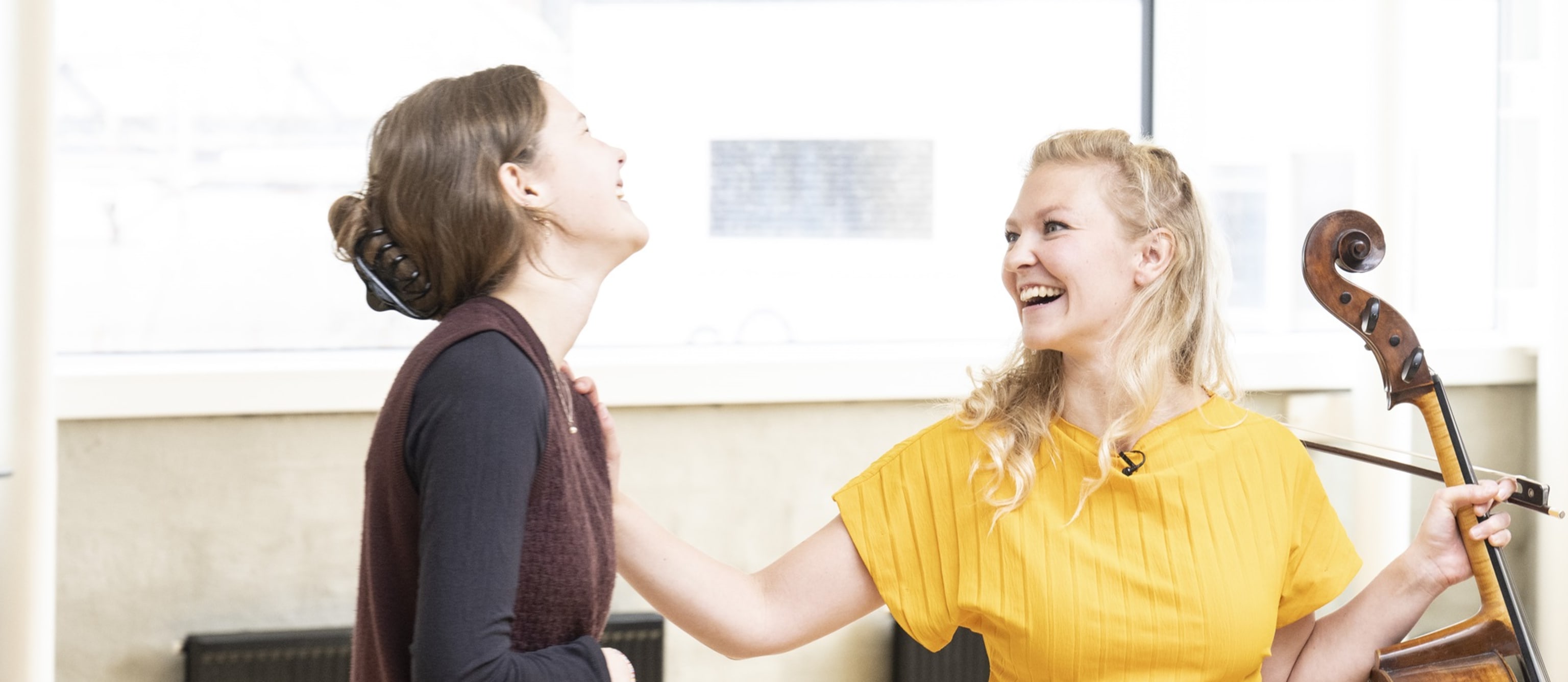 Ariane Jebsen Alvestad Og Amalie Stalheim I Klassisk Link På Festspillene I 2023. Foto: Thor Brødreskift