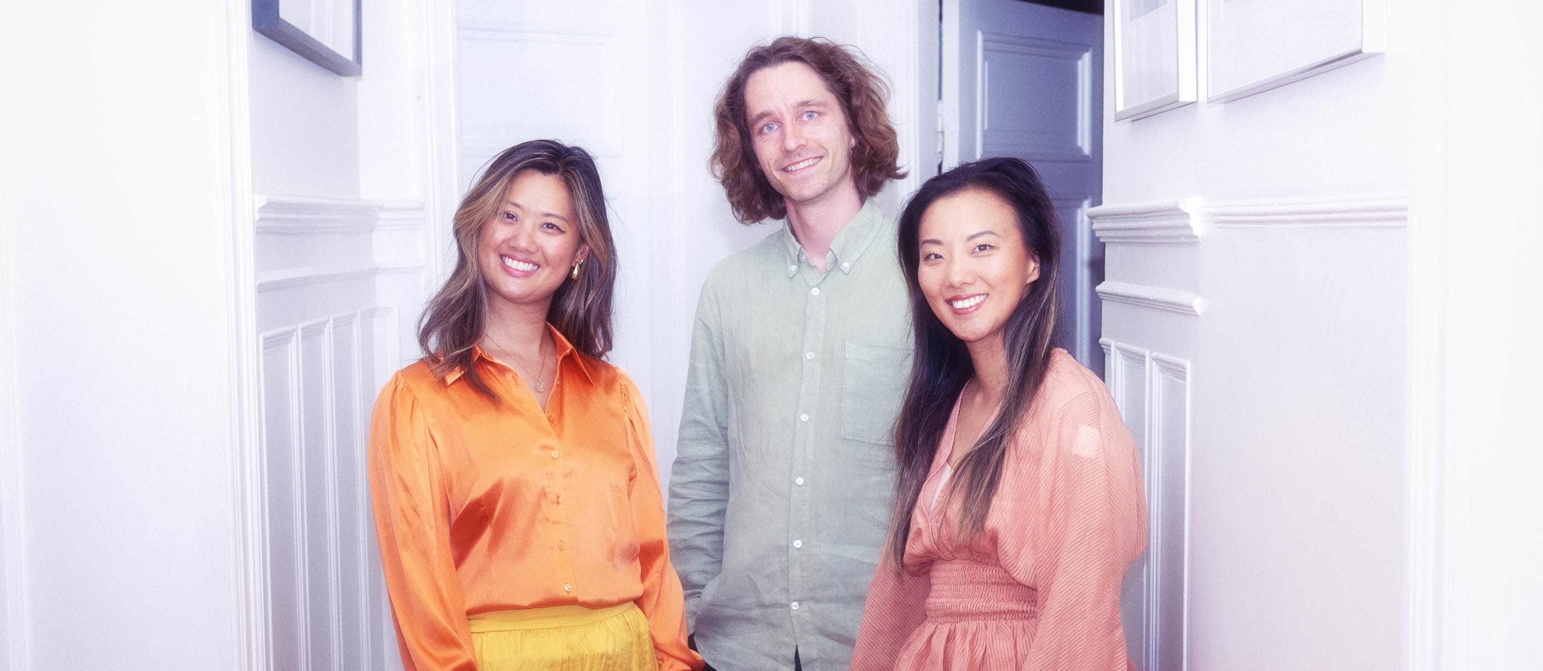 Catharina Chen, Ole Christian Haagenrud og Sara Chen. Foto: Adam Olsson