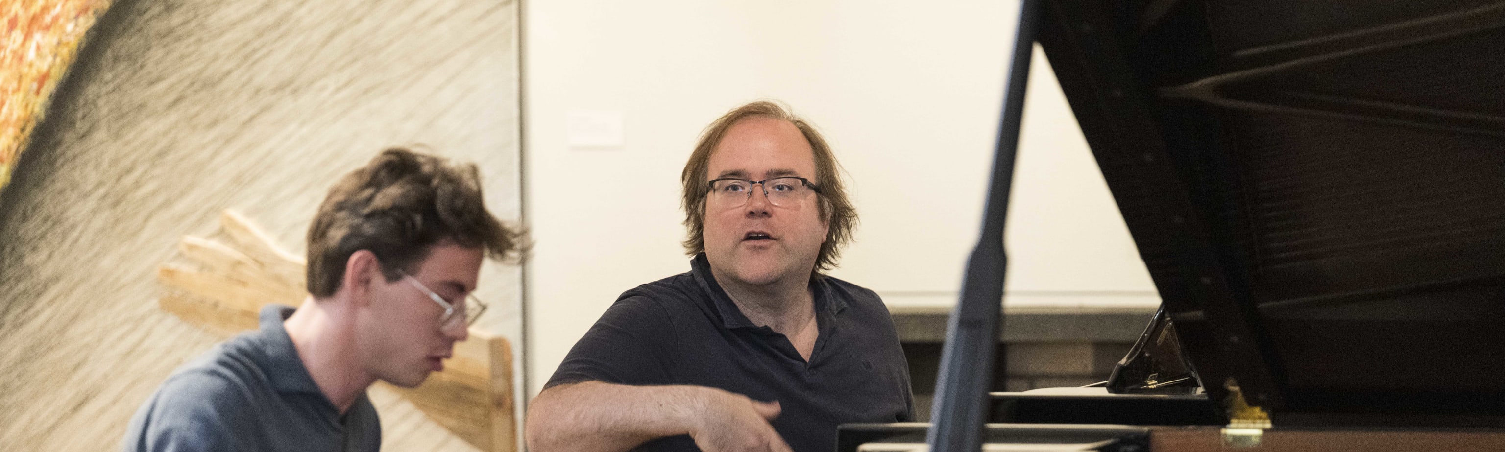 Mesterklasser m/Prof. Jiri Hlinka Klaverakademi. Foto: Thor Brødreskift