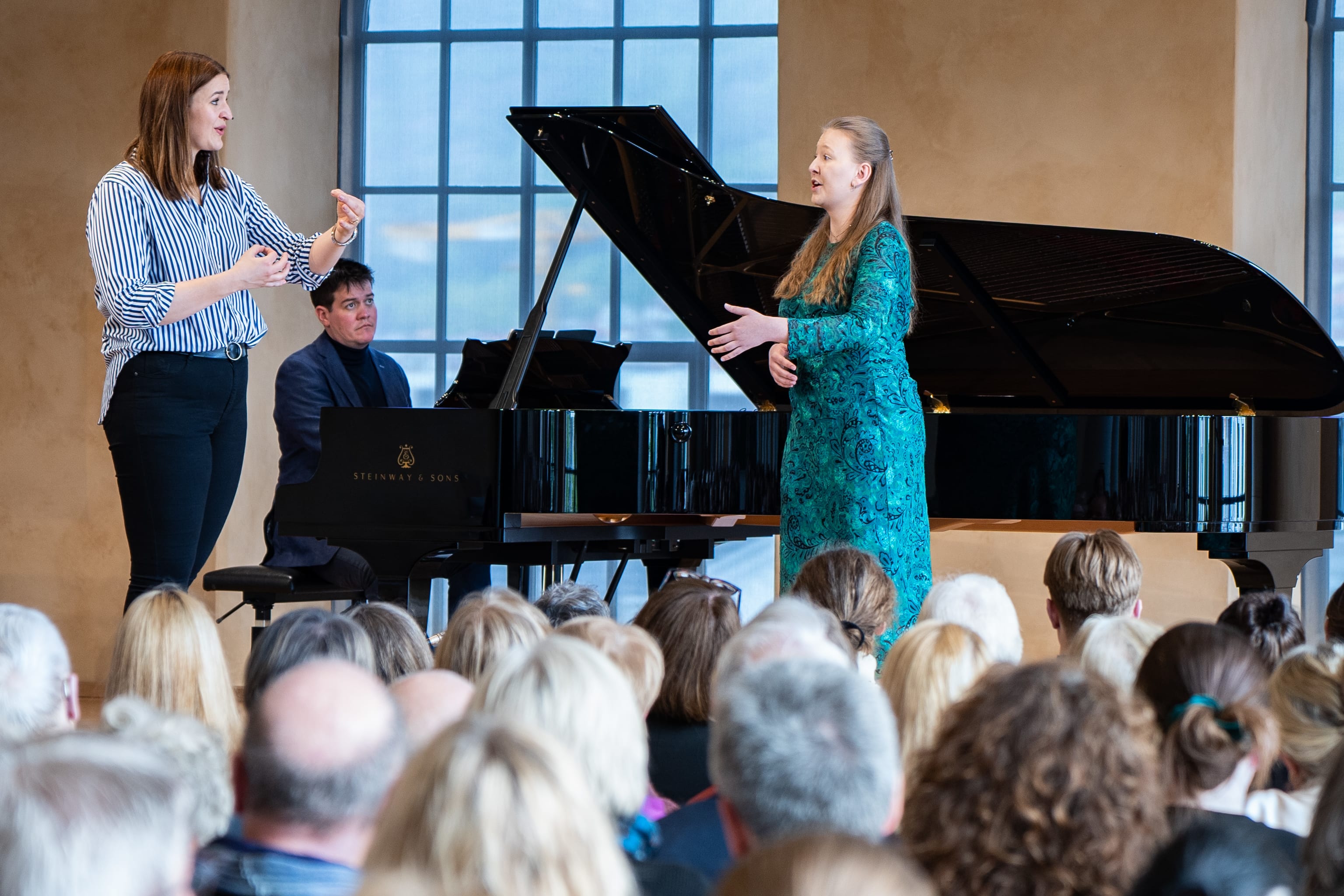 Til Mesterklassen Med Lise Davidsen Sikret Ruth Seg Et Sete På Første Rad. Foto: Synne Sofi Bårdsdatter Bønes