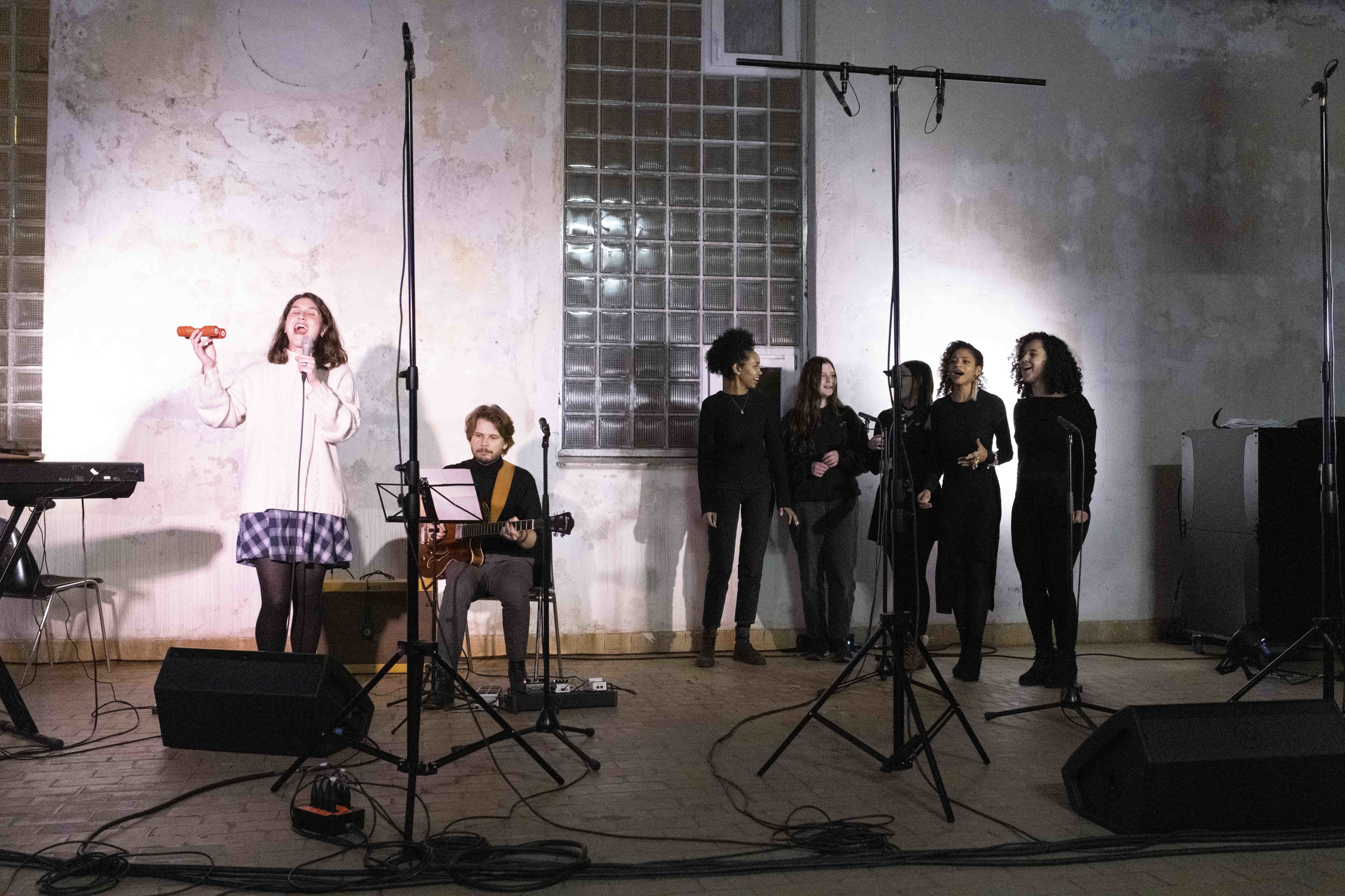 Concert With Voices Of Papillon & Gabriela Garrubo At Bergen Kjøtt In November 2021. Photo: Thor Brødreskift.