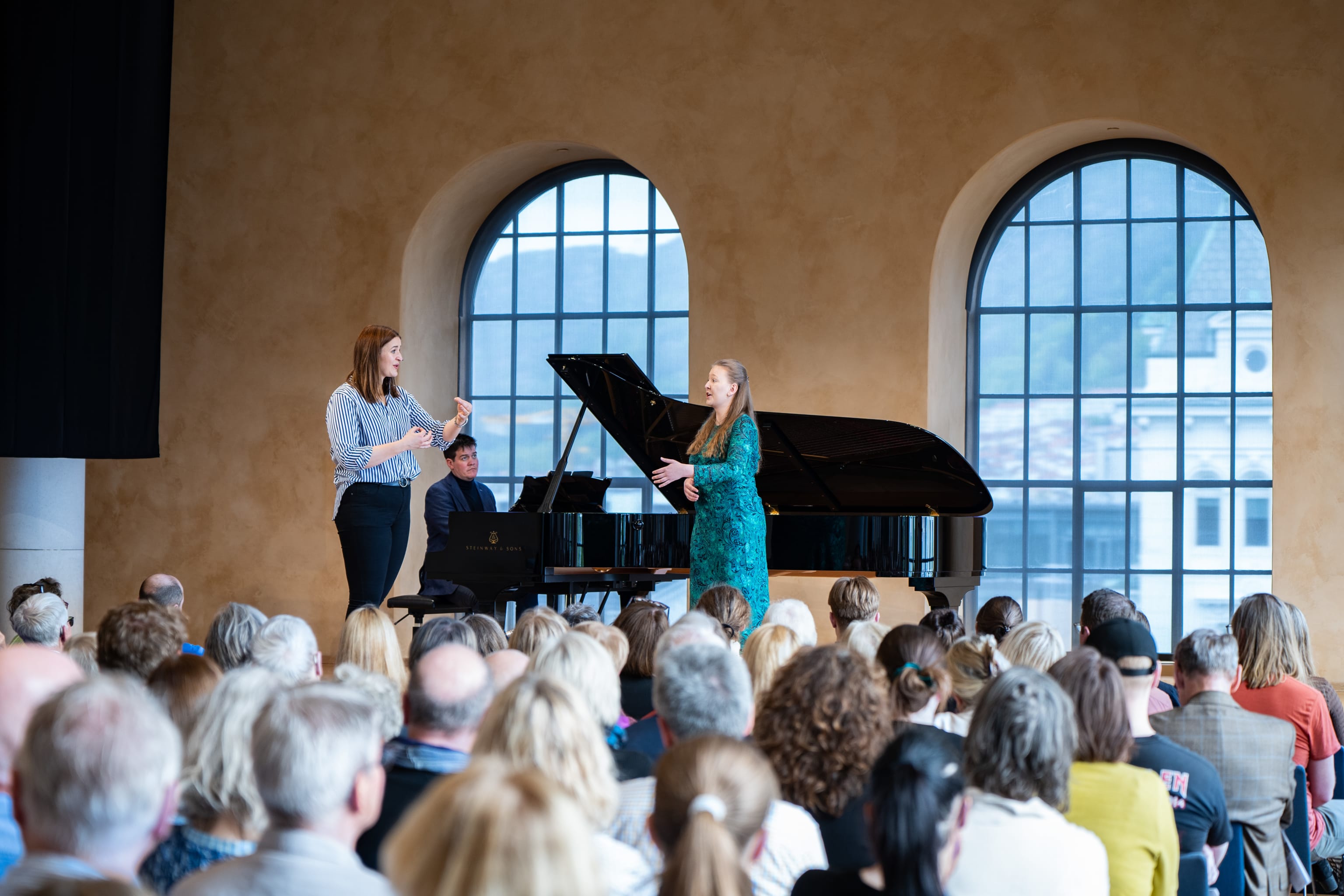 Til Mesterklassen Med Lise Davidsen Sikret Ruth Seg Et Sete På Første Rad. Foto: Synne Sofi Bårdsdatter Bønes