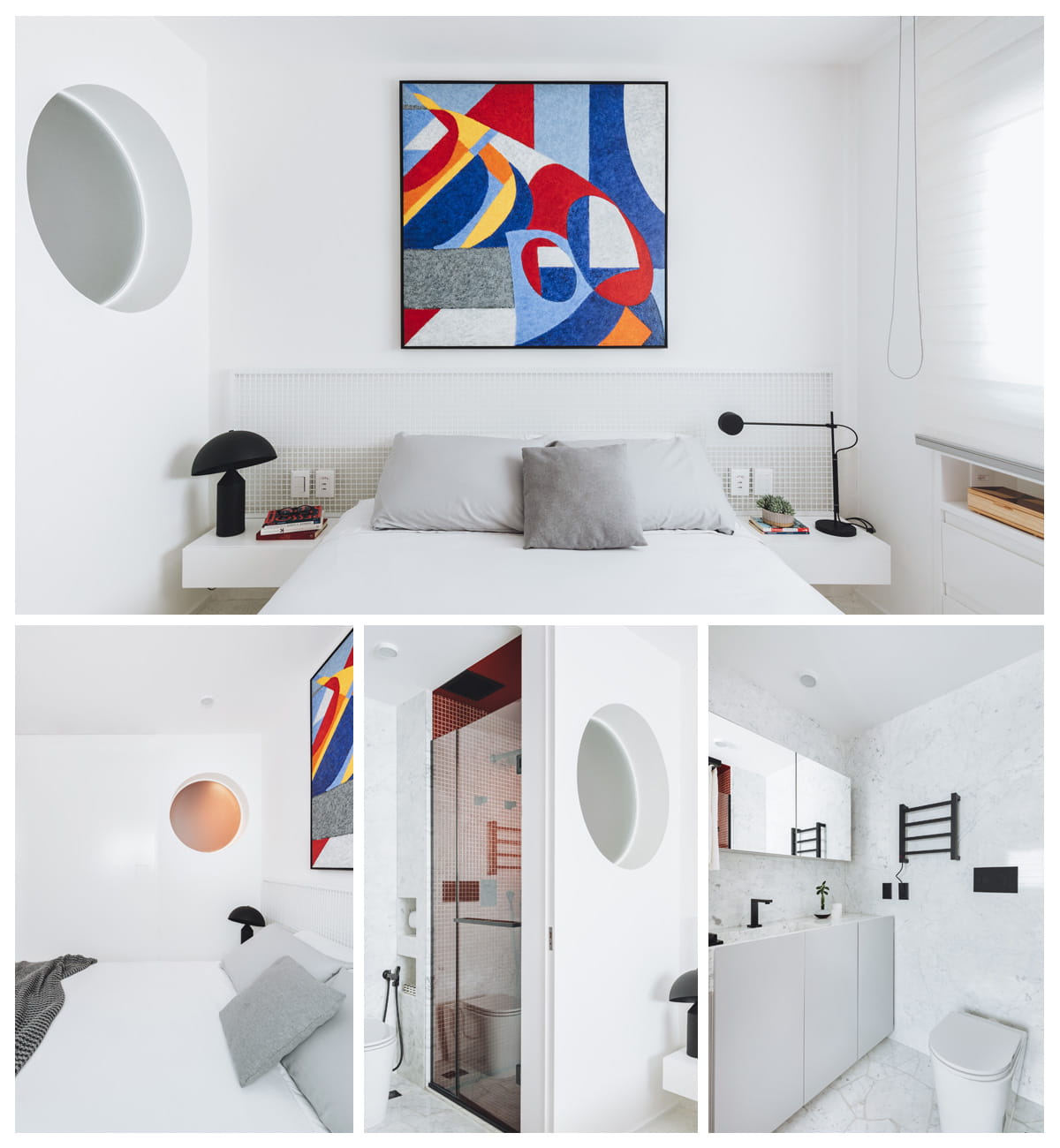 Rawi incorpora arte, arquitetura e marcenaria em apartamento em SP / Fotografia Juliana Deeke