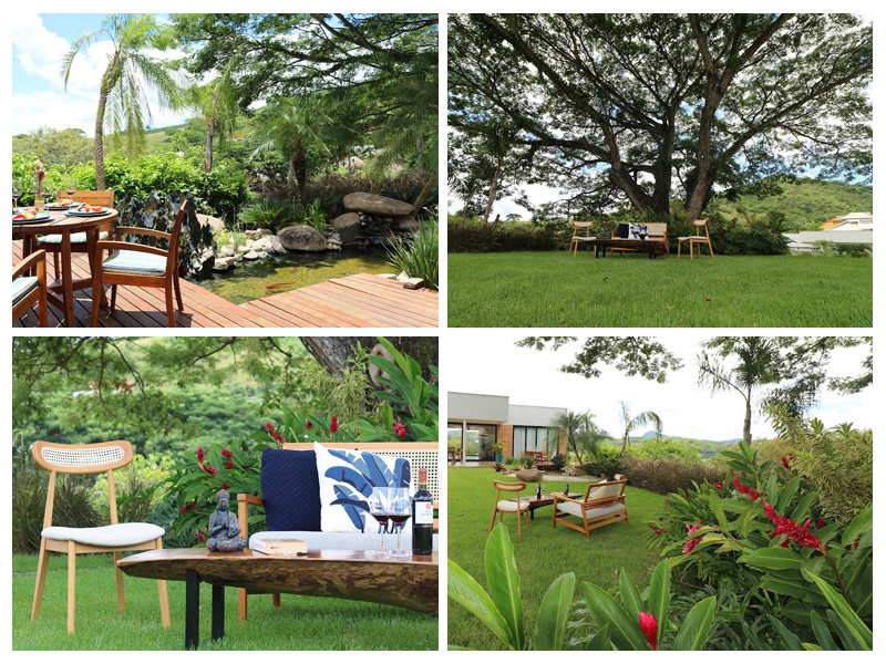 Paisagismo tropical e multifuncional de Júlio Sousa / Fotografia Edney Jones