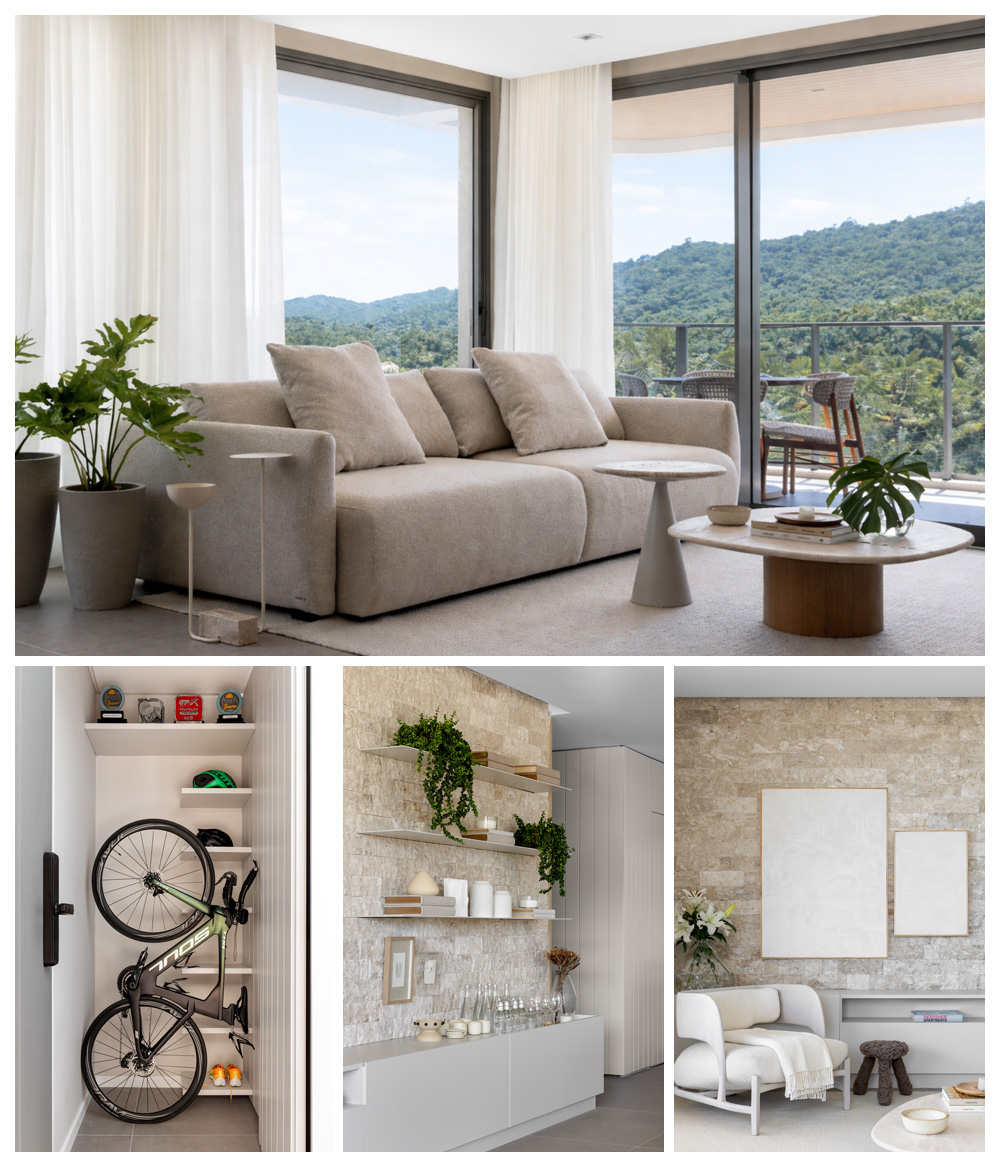 Reforma de apartamento no litoral / Fotografia Fábio Jr Severo