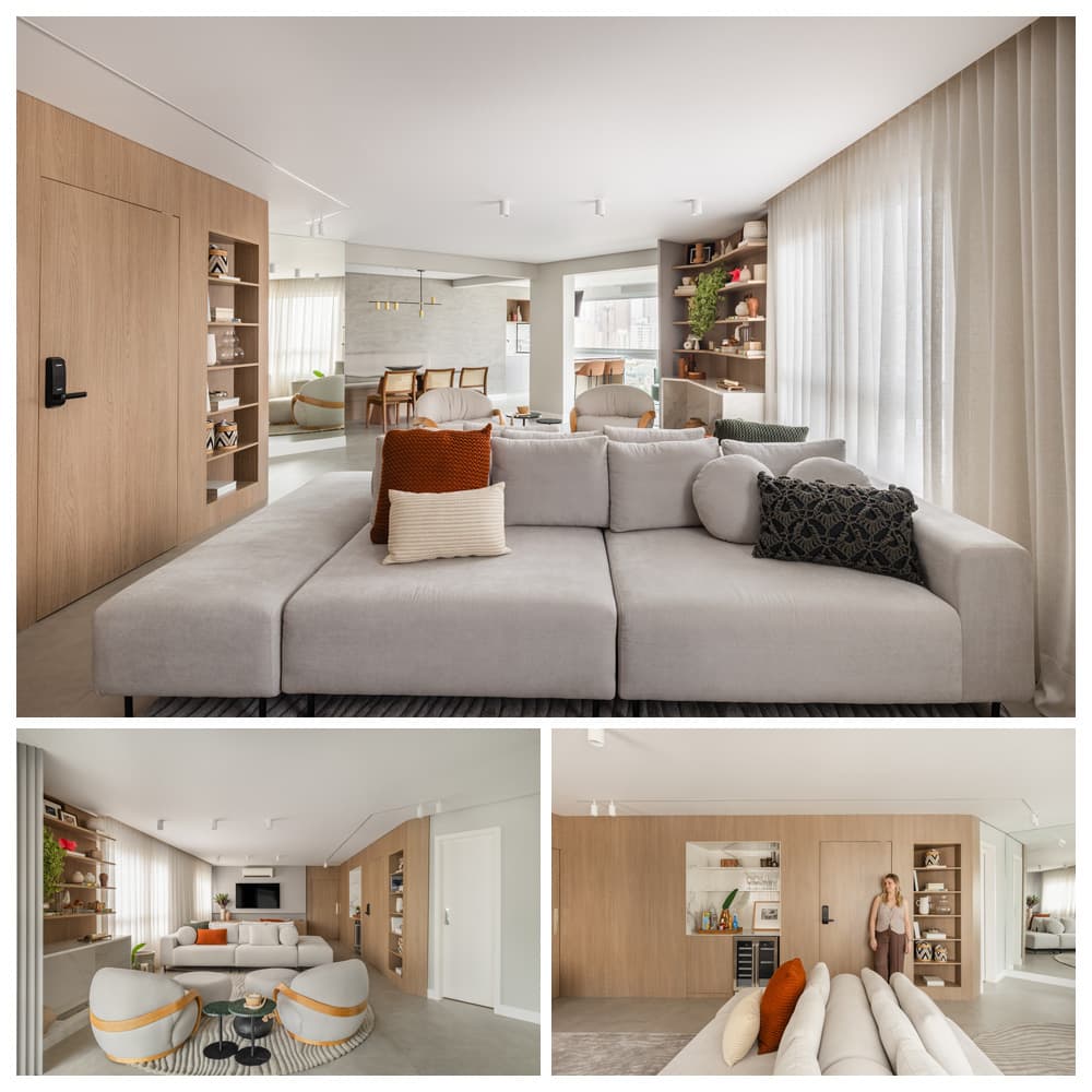 Reforma de apartamento integrado / Fotografia Fernando Crescenti Reforma de apartamento integrado / Fotografia Fernando Crescenti