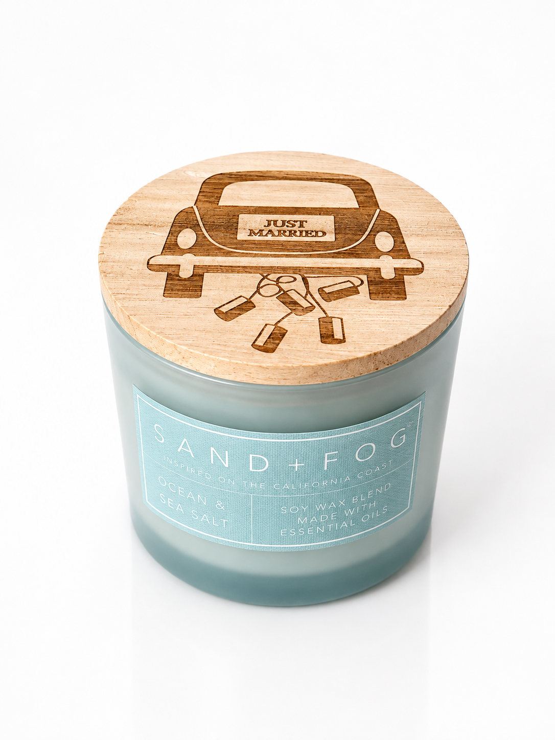 Just Married Coastal Scented Candle