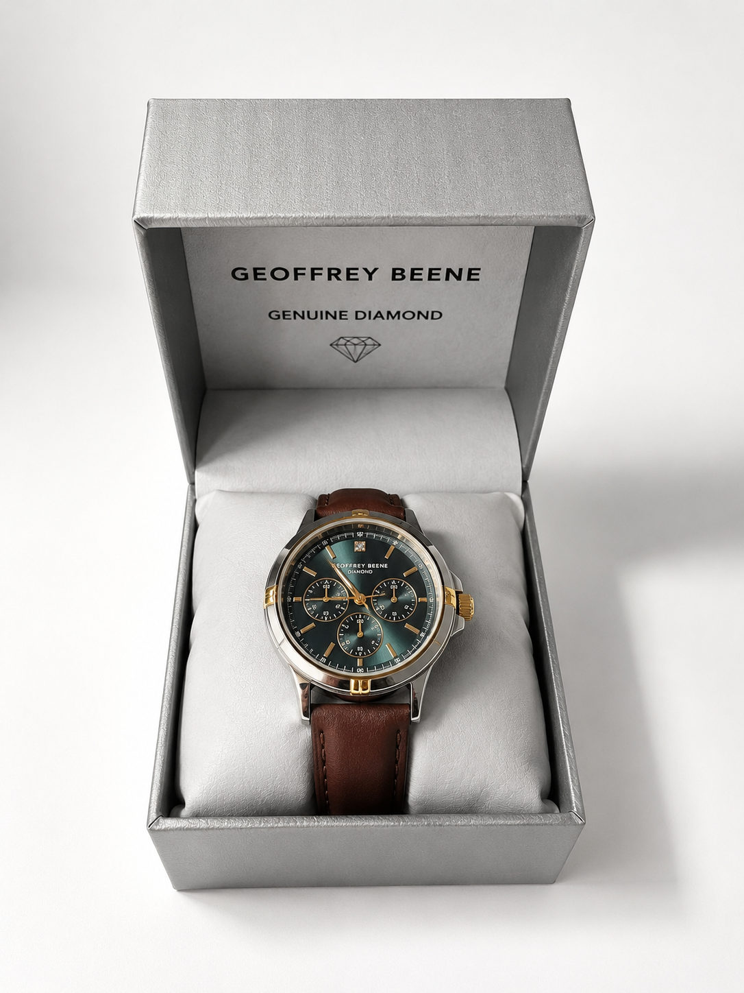 Geoffrey Beene Diamond Chronograph Watch