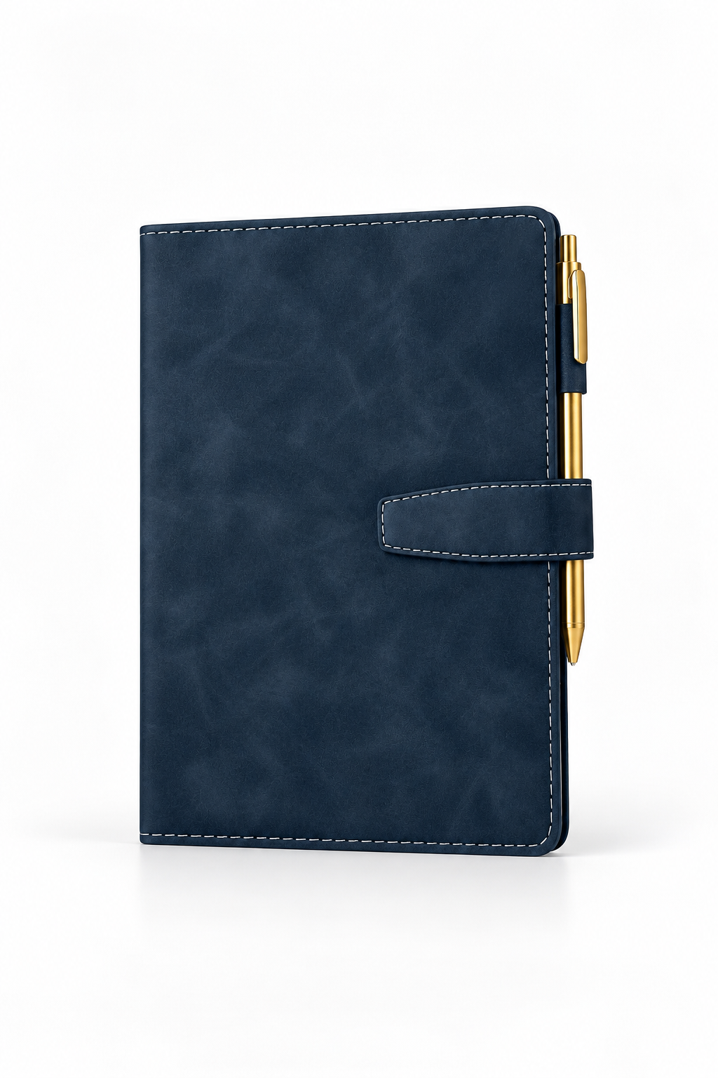 Navy Blue Leather Journal