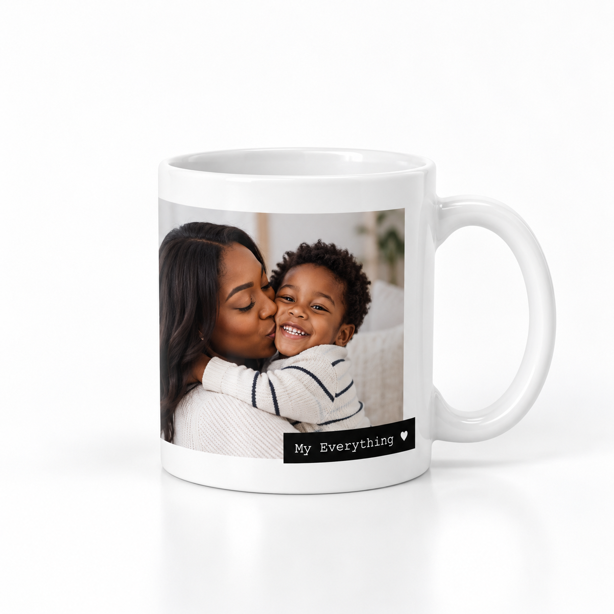 Photo and Text Mug