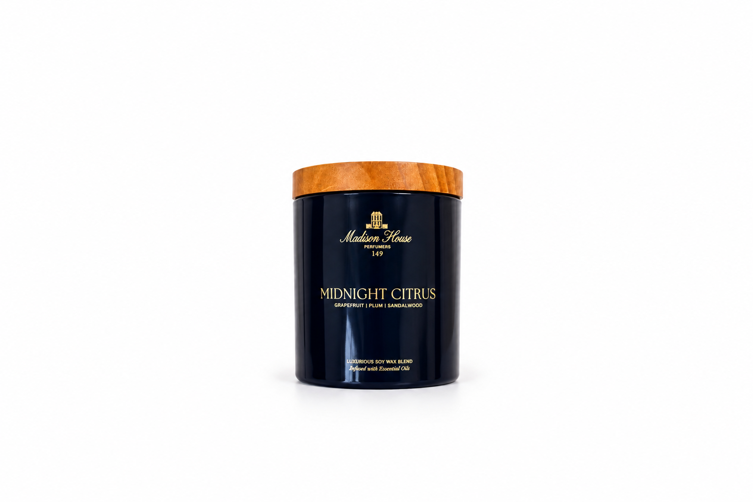 Madison House Midnight Citrus Scented Candle