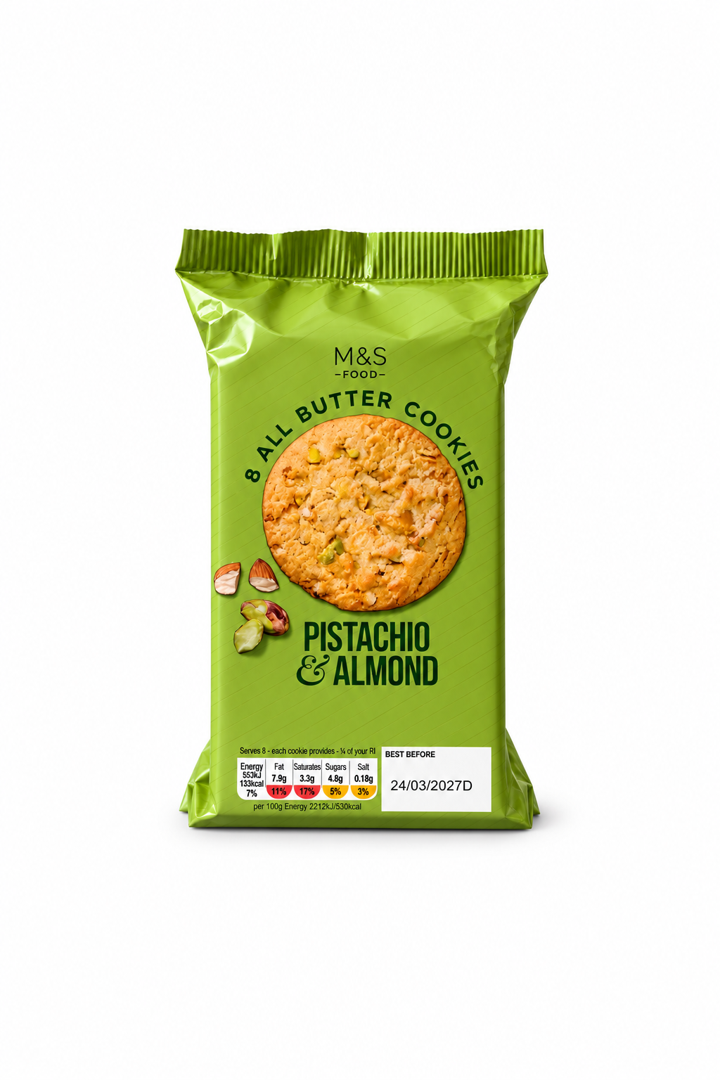M&S Pistachio & Almond Butter Cookies