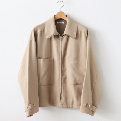 AURALEE | オーラリー WOOL SERGE ZIP-UP  - Very Goods