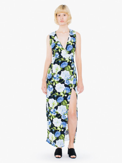 american apparel julliard wrap dress