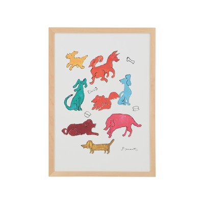 柚木沙弥郎　少年と犬　オリジナルポーチ 柚木沙弥郎 Collection ポーチ | 飛騨産業株式会社【公式