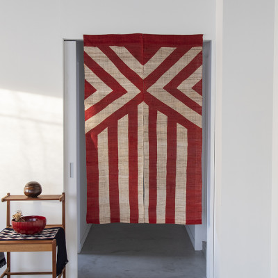 山内武志　刺し子暖簾 山内武志 刺し子暖簾 山内武志刺し子暖簾