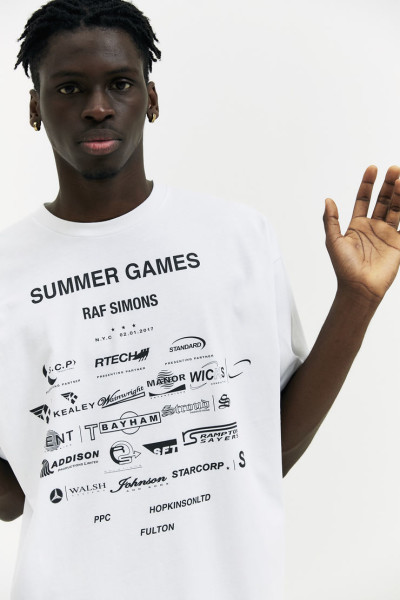 Raf Simons Summer Games T-shirt - SHOWstudio  - Very Goods