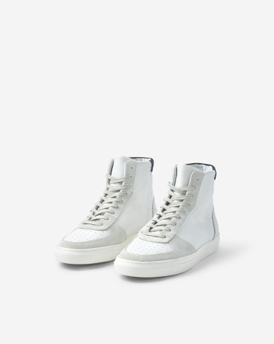 Very Goods | Robert High Sneaker White Mix Shoes - Man - Filippa K