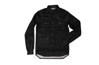 大人気! RICK OWENS DRKSHDW ユニセックス コットン ジャケット Rick Owens DRKSHDW カットアウト デニムジャケット
