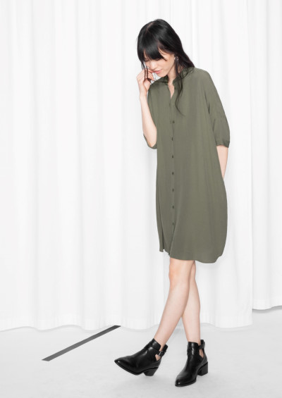 Other stories oversized shirt dress discount