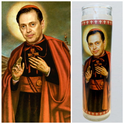 Very Goods Steve Buscemi Prayer candle. Saint Buscemi by