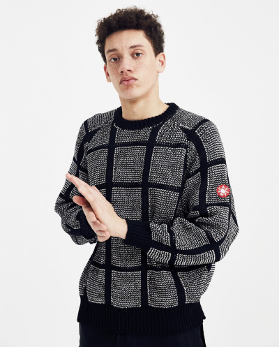 cavempt LOOSE WAFFLE C.E KNIT﻿ STRIPE