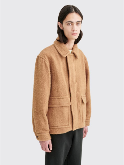 Very Goods | Très Bien - Auralee Brushed Melton Jacket Camel Brown