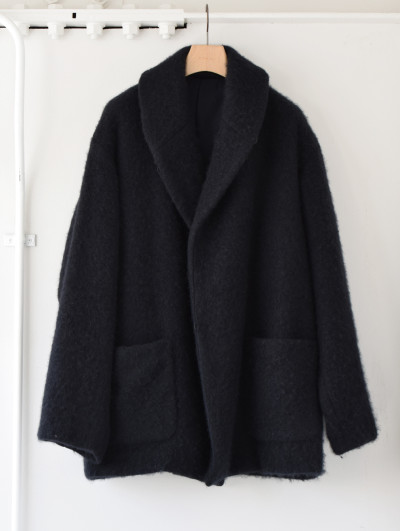 ショールカラー コート 906O▲ 美品19AW COMOLI ウール 紺 ショールカラー コート 906O▲ 美品19AW COMOLI ウール 紺