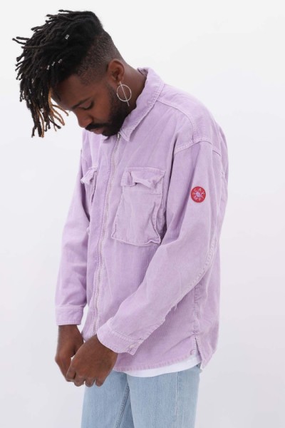 Very Goods | Cav empt Corduroy zip shirt jacket Pink - GRADUATE STORE