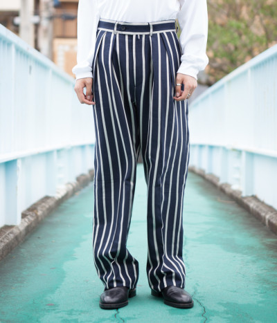WIDE Pants Cotton 2タック Pique NEAT ニート WIDE Pants Cotton 2タック Pique NEAT ニート