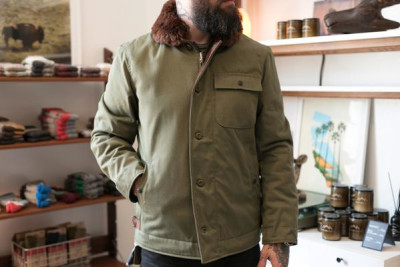 / N-1 Sampling】 【Schott Deck Jacket