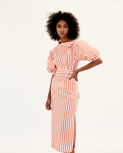 Very Goods | STRIPED MIDI DRESS - View all-DRESSES-WOMAN | ZARA United  States