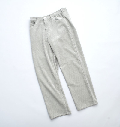 AURALEE「 WASHED CORDUROY 5P PANTS / LIGHT GREEN