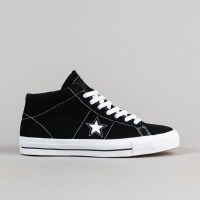 Very Goods | Converse One Star Pro Suede Mid Shoes - Black