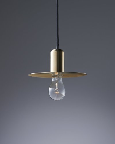 Very Goods | Bullet flat shade / 190 / brass – NEW LIGHT POTTERY