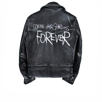 COMME des GARCONS × Lewis Lethers COMME des GARÇONS x Lewis Leathers AVIAKIT Leather Jacket