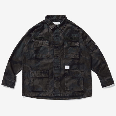 WTAPS / JUNGLE LS 02 / SHIRT. COTTON. SATIN - Very Goods