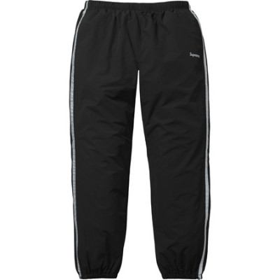 Very Goods | Supreme: 3M® Reflective Stripe Track Pant - Black Very Goods | Supreme: 3M® Reflective Stripe Track Pant - Black