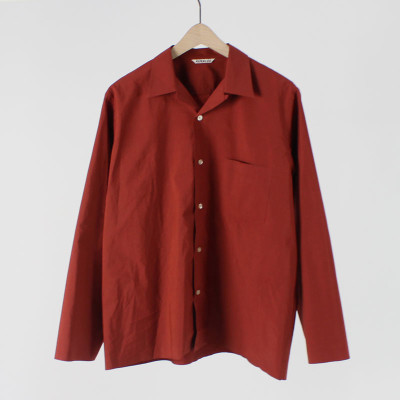 AURALEE SELVEDGE WEATHER CLOTH シャツ AURALEE WEATHER シャツ SELVEDGE CLOTH