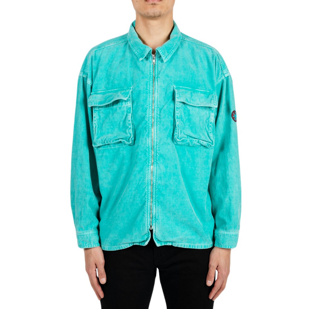 Very Goods | Cav Empt Corduroy Zip Shirt Jacket, Green – RSVP Gallery